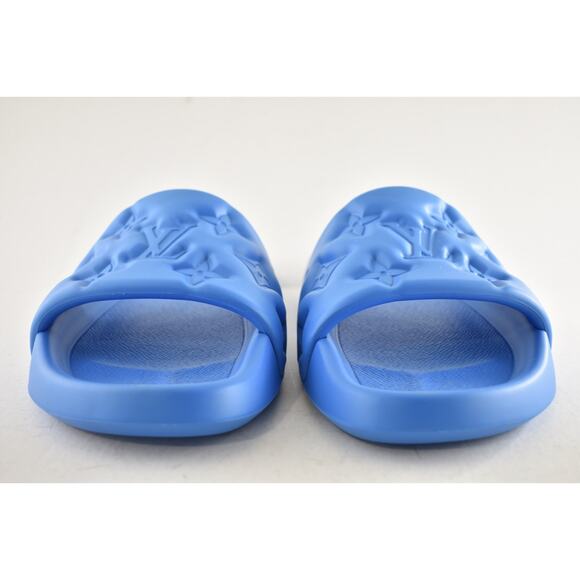 Louis Vuitton Waterfront Mule Bubble Monogram LV Blue Slide Sandal UK 9 US 10 11 main image 12